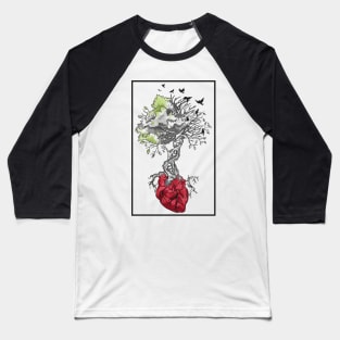 heart love Baseball T-Shirt